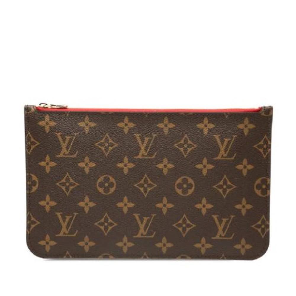 Louis Vuitton Vintage Pre-owned Plastic Clutch - Vintage - Dame - Rød - ONE SIZE - Uld