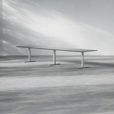 Konferensbord Modul, Storlek 420 cm, Färg Svart, Ben Silver