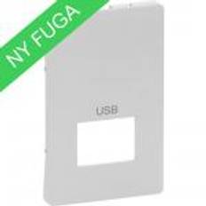 LK FUGA® Afdækning f/USB udtag 1,5 modul, lys