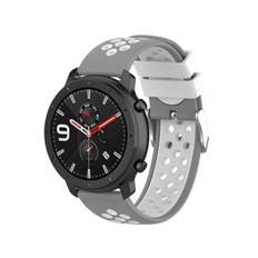 Sportarmband Samsung Galaxy Watch 46mm/Gear S3 Grå/Vit