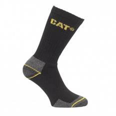 Caterpillar Crew Work Sock - 3 Pair Pack / Mens Socks - 11-14 / Black