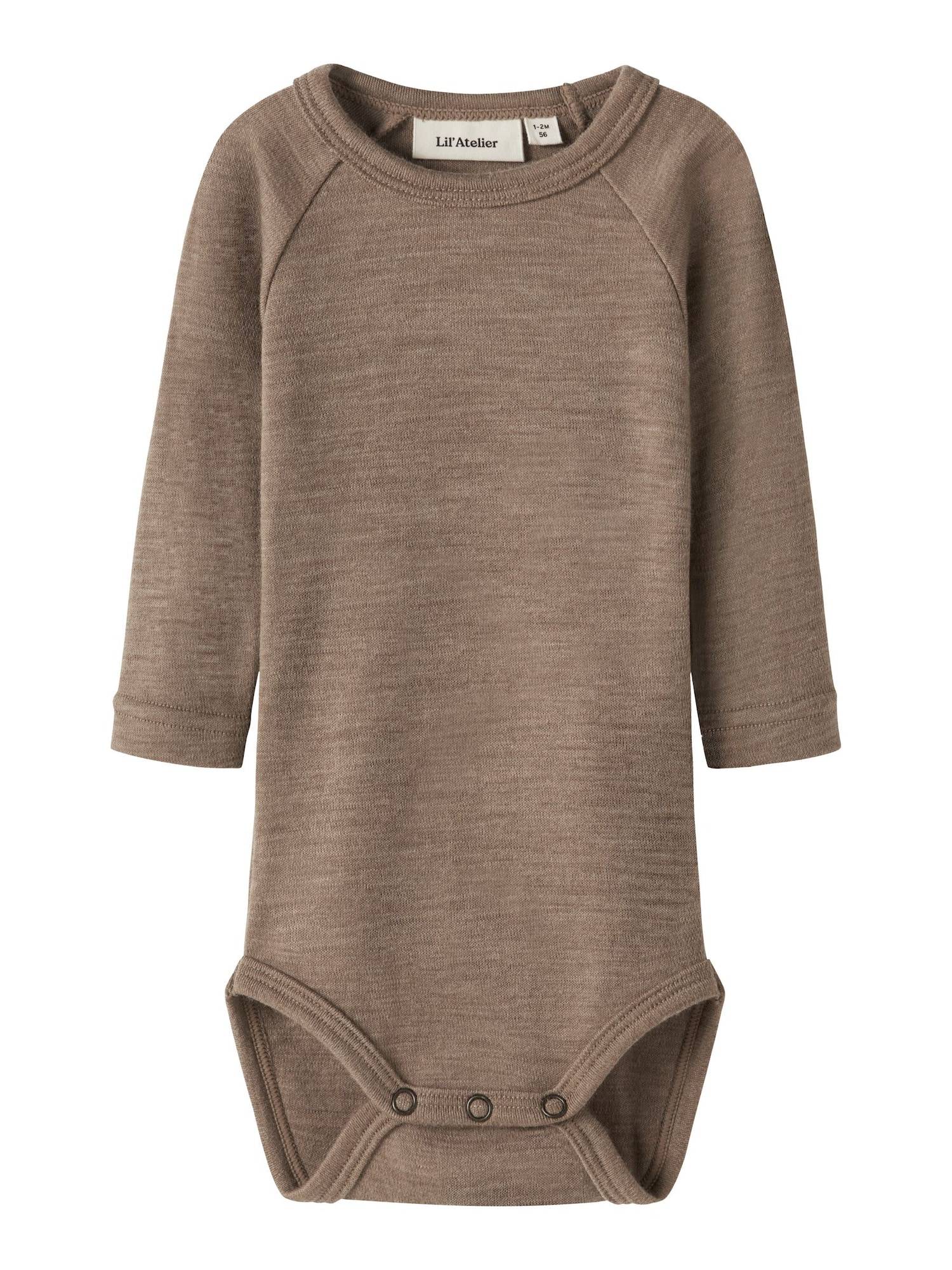 Lil'Atelier Sparkedragt/Body  brun-meleret