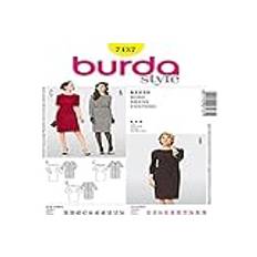 Burda Mönster 7137 klänning – shiftklänning, vestido – Cambio de Vestir storlek 36-54