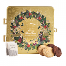 Cartwright - Merry Christmas Teatime Selection med te og småkager i tindåse 390g