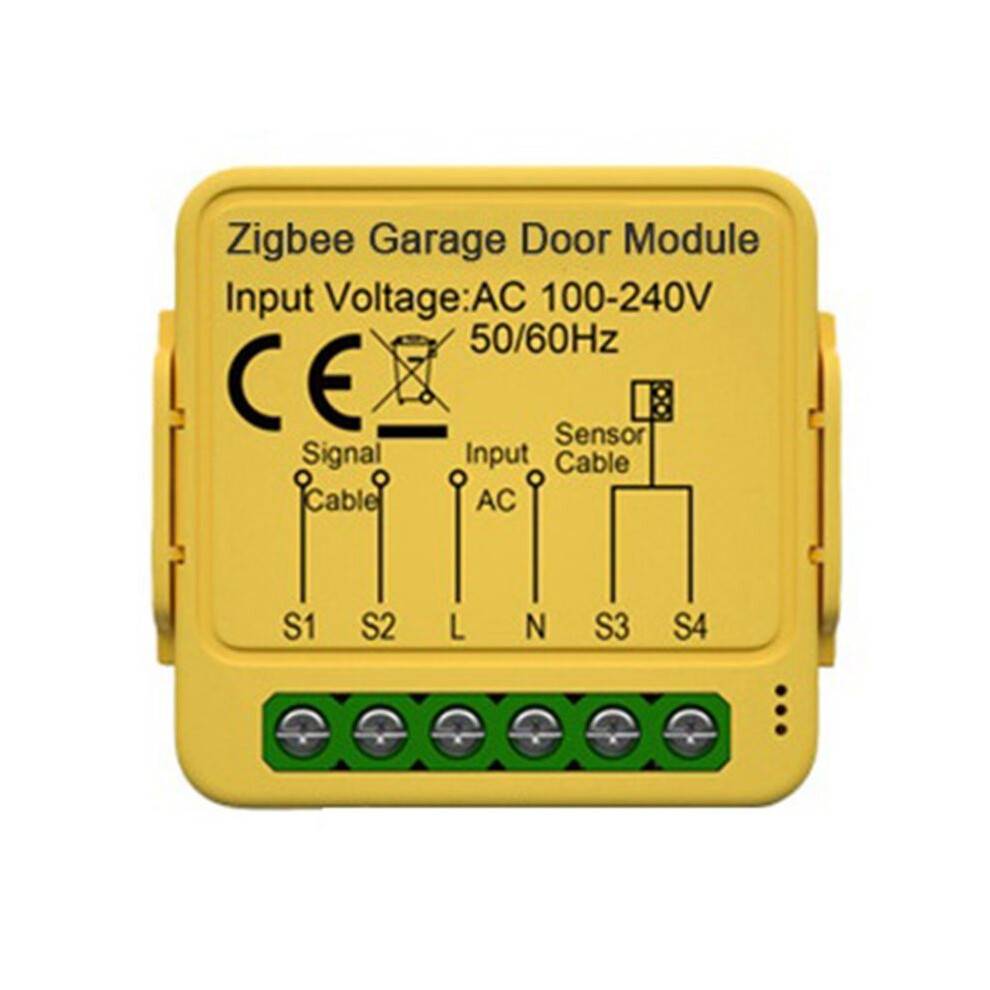 Tuya Garageportöppnare Kontrollmodul Fjärrkontrollbrytare  Life App Arbeta med Alexa Home Assistant Zigbee