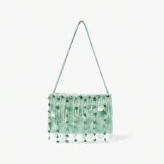Ladies, Women Shoulder Bag,Hobo Bag, Fashionable, Elegant , Simple, Personality, Versatile, Beads, Shell Pieces, For Beach,Vacation,Holiday,Summer, Se - Green - one-size