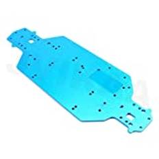 RC Car Compatible with HSP 03001 03602 Aluminum Alloy Metal Chassis 3MM Thickness 1/10 Upgrade Parts For Flying Fish HSP 94103/94123 ( Color : Blauw )