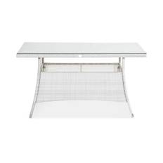 Matbord Thor 140x90 cm - Vit utomhus Comfort Garden