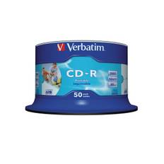 CD-R VERBATIM 700MB Printable 50/fp
