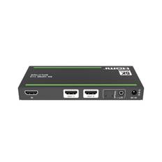 NÖRDIC 8K HDMI 2.1 Splitter 1 till 2 & Extraktor Optisk SPDIF & Stereo HDR EDID Dolby Atmos, True HD, Digital Plus, DTS-HD Master