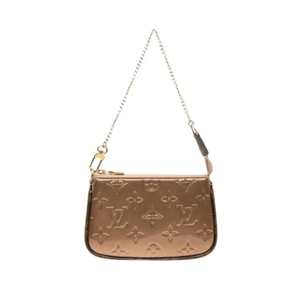 Louis Vuitton Vintage Pre-owned Mini Pochette Accessoires - Vintage - Dame - Brun - ONE SIZE - Uld