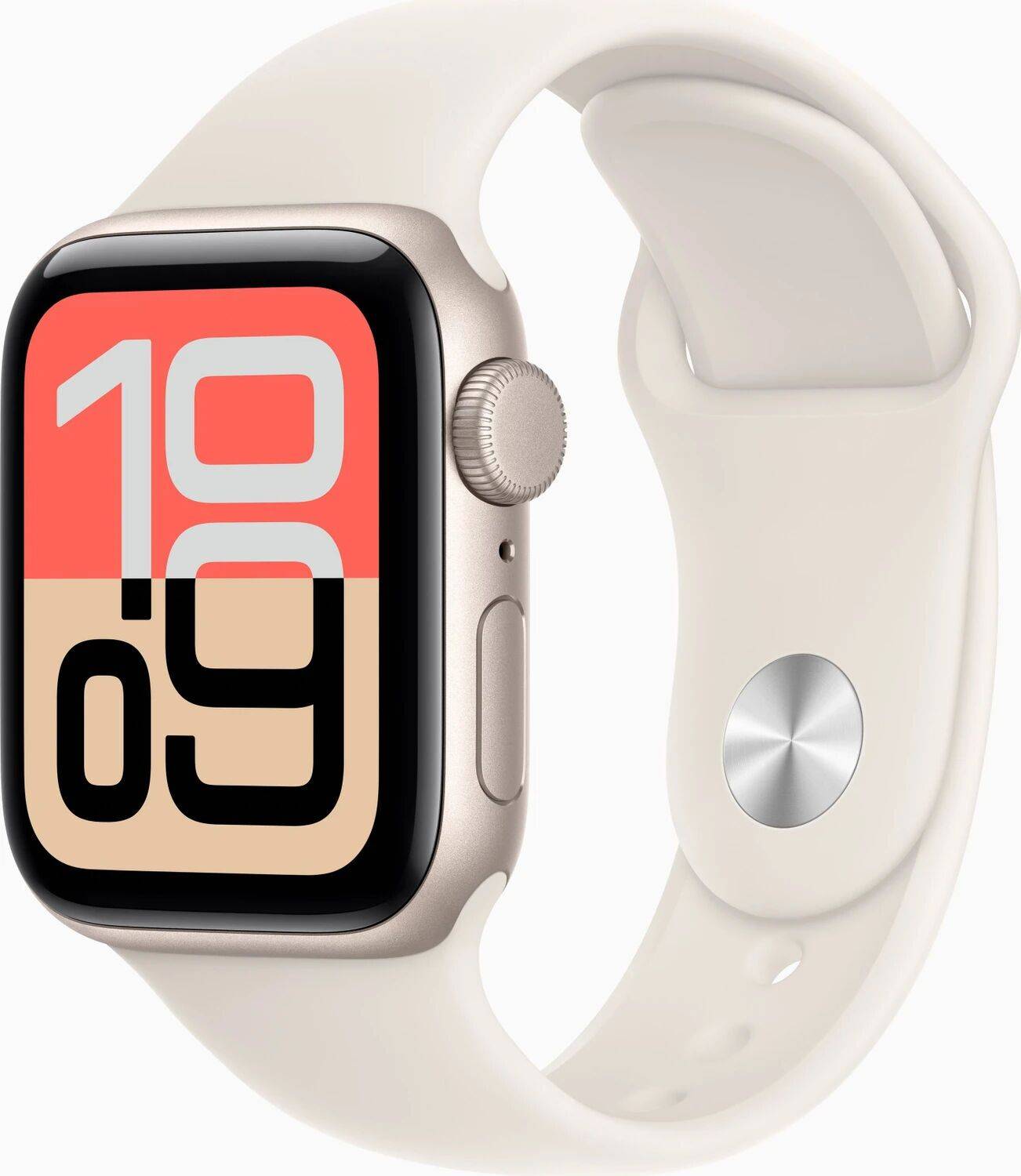 Apple Watch SE 3 40 mm (2025) | GPS | Stjärnglans | sportarmband Stjärnglans S/M