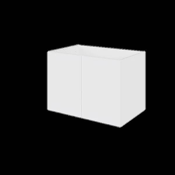 Bad hyldeskab - BU080-233 - 114 White Oak Line - Hvid m/eg ABS-kant.