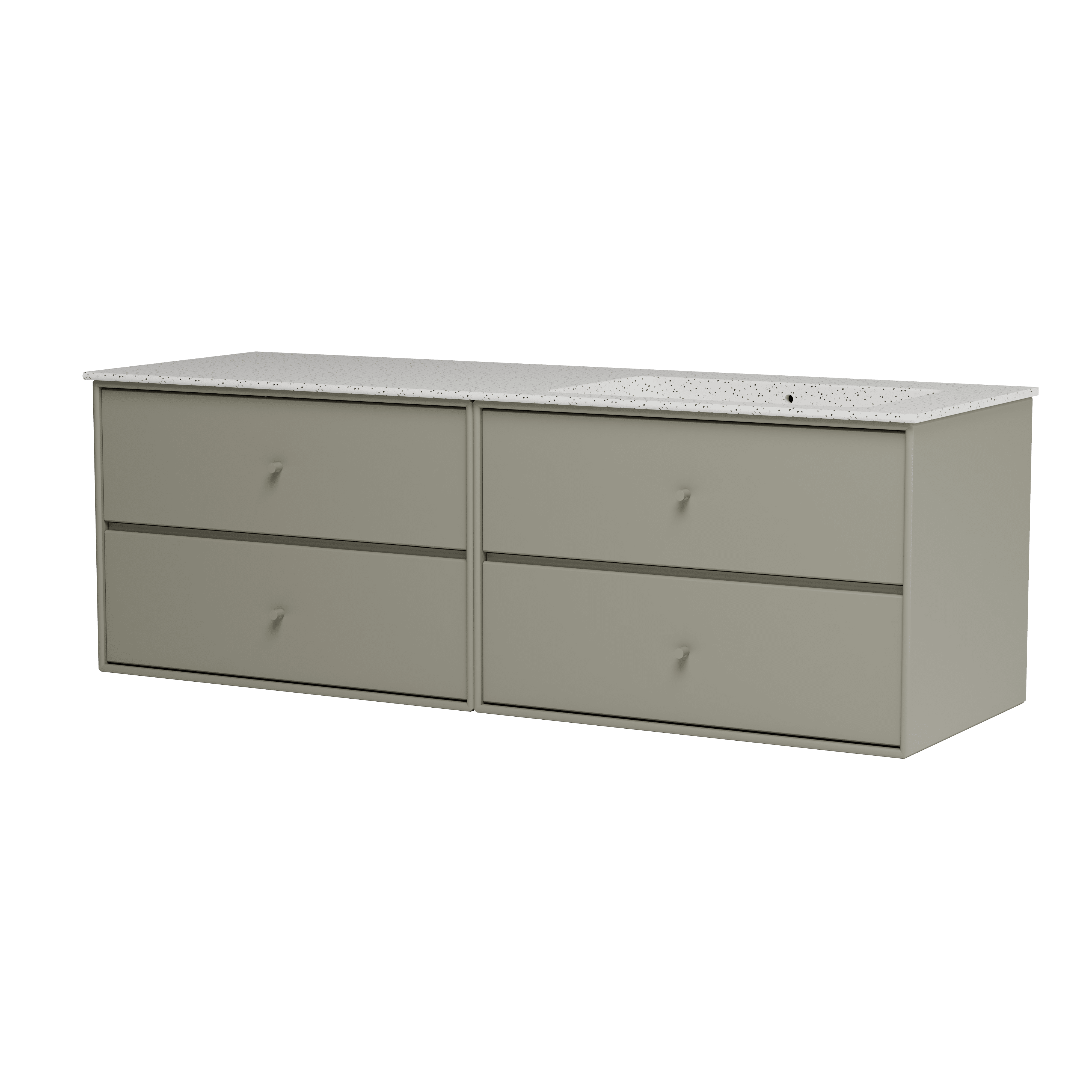 Montana Basin SU2402 – badmodul med vask, 141 cm Fennel - Jacobsen Plus