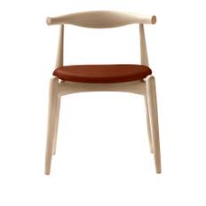 Carl Hansen - CH20, Tvålad Bok, Lädergrupp C Sif - 92 - Spisebordsstole - Hans J. Wegner - Træ farvet - Træ