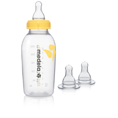 Medela Brystmælksflaske 150ml. Inkl. flaskesut str. S