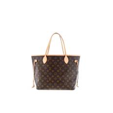 Louis Vuitton, Taske, Dame, Brun, ONE SIZE, Uld, Klassisk Neverfull MM Cherry Tote Taske