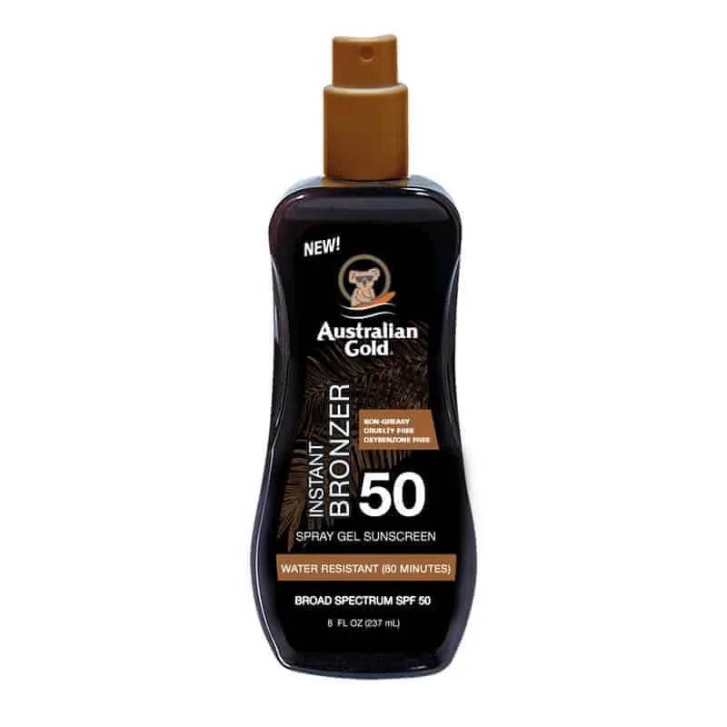 Spray Gel SPF 50 with instant bronzer – Australian Gold