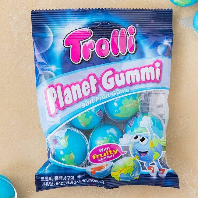 [YouTube Popular Jelly / Korean Popular Jelly] Trolli Planet Gummi 18,8 g * 5 STK (5 ALTERNATIV)