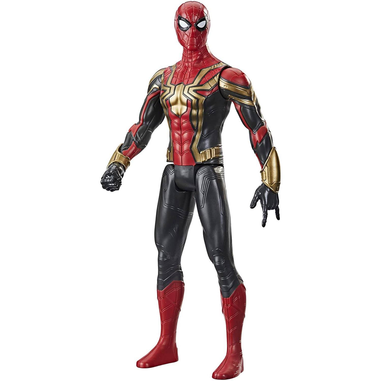 Hasbro Marvel Spider-Man: No Way Home/Titan Hero Series/Integrerad Dräkt Spider-Man Actionfigur F1931 Autentisk