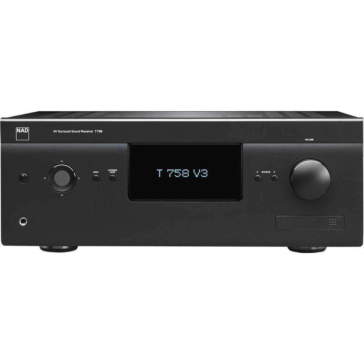 NAD T758 V3i - Hemmabio-förstärkare, Dolby Atmos, DTS-HD Master Audio, Dolby TrueHD, 7, 4K, Dolby Vision, 4