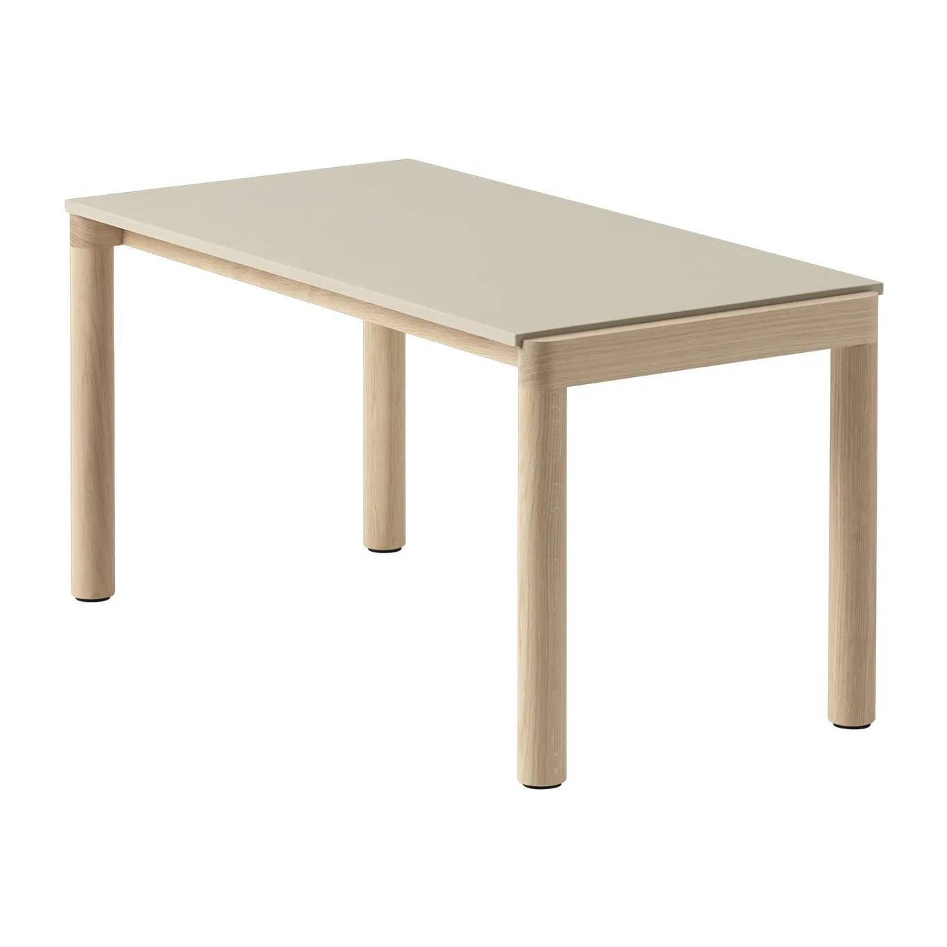 Muuto Couple 1 Plain sofabord 40x84x40 cm Sand/Oak