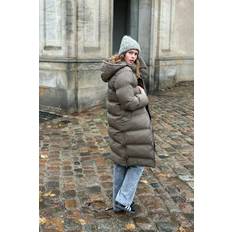 Neo Noir - Viviana C Puffer Jacket - Dark Taupe - 36/S / Dark Taupe