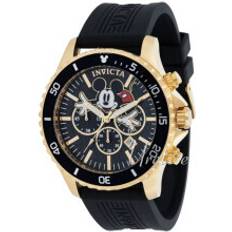 Invicta 39173 Disney Sort/Gummi Ø48 mm