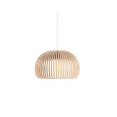 Secto Design - Atto 5000 pendel - Ø34 cm - Sort lamineret - sort ledning & baldakin