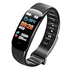 Ssguopte Smart klocka blodtryck pulsdetektion smart fitness armband armband svart