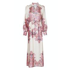 Neo Noir - Kjole - Nova Paisley Border Dress - Light Pink