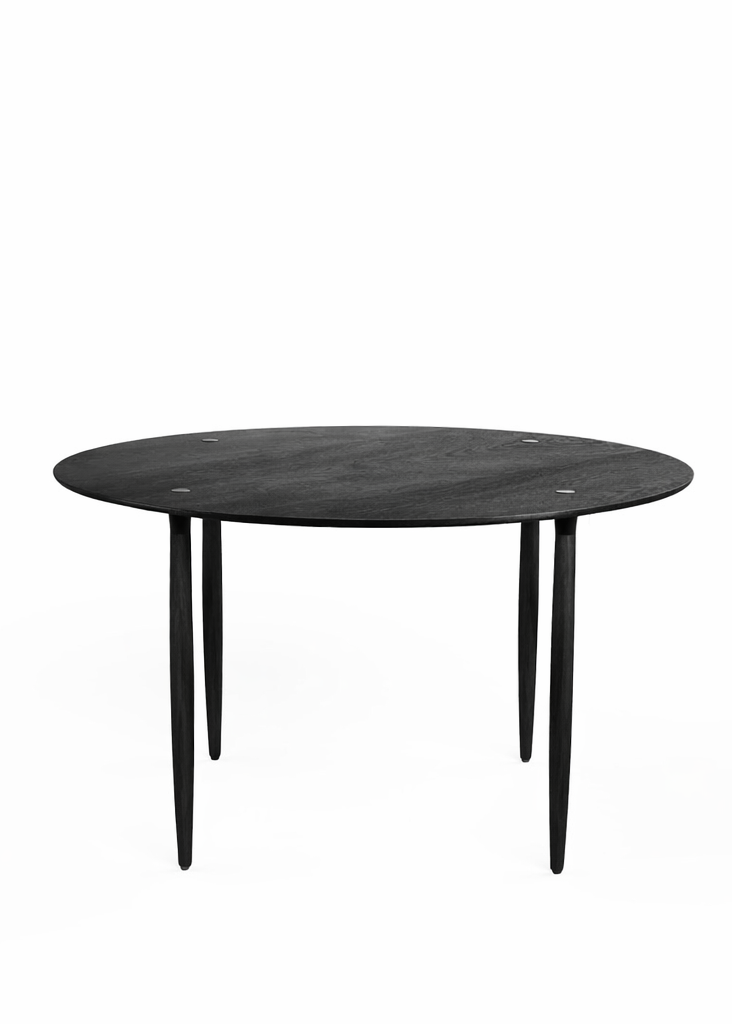 Slow spisebord Ø125 cm, sort eg fra Stellar Works - Jacobsen Plus