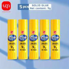 TEMU 5 Strong Solid Glue Sticks: Pva Material, Formaldehyde-free, Odorless, Ideal For Office, School, And Diy Crafts