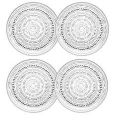 Iittala Kastehelmi Tallrik Klar 24,8 Cm 4-pack - Mattallrikar Glas Klar - 1007057-4pack