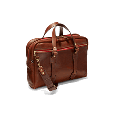 CROOTS Vintage Leather Laptop Bag, læder, port