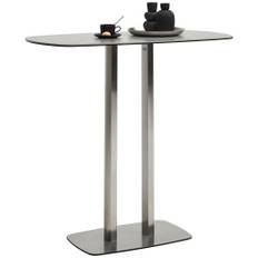 BARBORD i metall, glas, keramik 120/70/105 cm