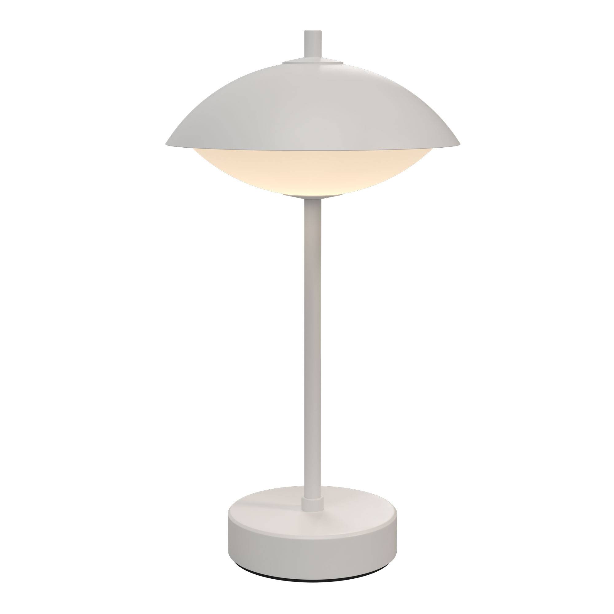 Fritz Hansen Musling Portable Bordlampe Hvid.