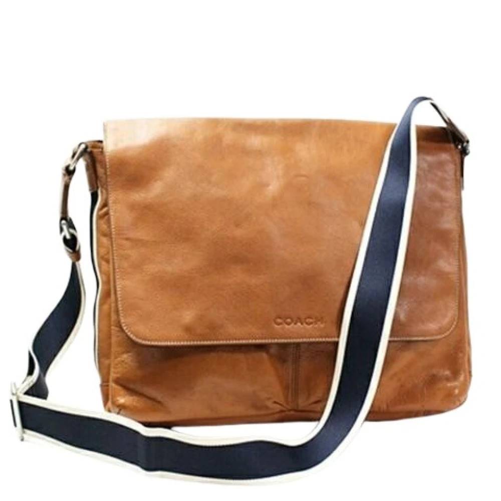 Coach Pre-owned - Pre-owned Axelremsväska Vintage - Herr - ONE Size - Läder