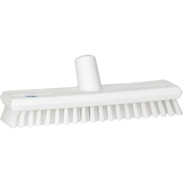 Golv- och väggtvättborste styv vit 27 cm