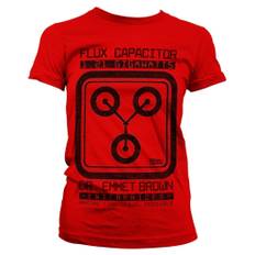 Flux Capacitor Girly Tee (S,Red)
