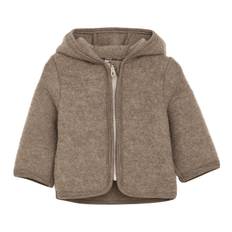 Huttelihut Cardigan - Ullfleece - Savannah Melerad - Huttelihut - 2 år (92) - Cardigan