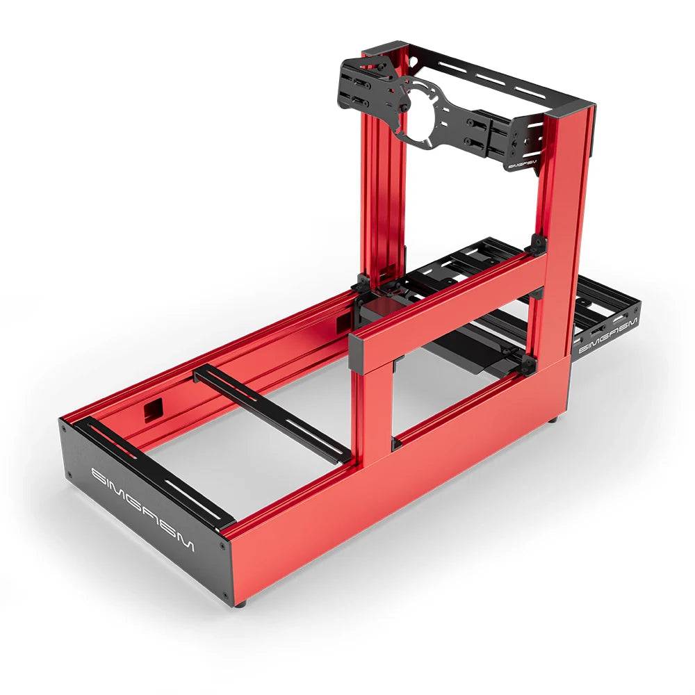 SIMGASM | Pro Aluminum Sim Racing Cockpit - Front Mount / Red