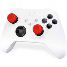 KontrolFreek FPS Freek Inferno är lämplig för XB One och XB Series X-kontroller | Performance Thumbstick | 2 konkava ytor med hög midja | Röd (En-Storlek)