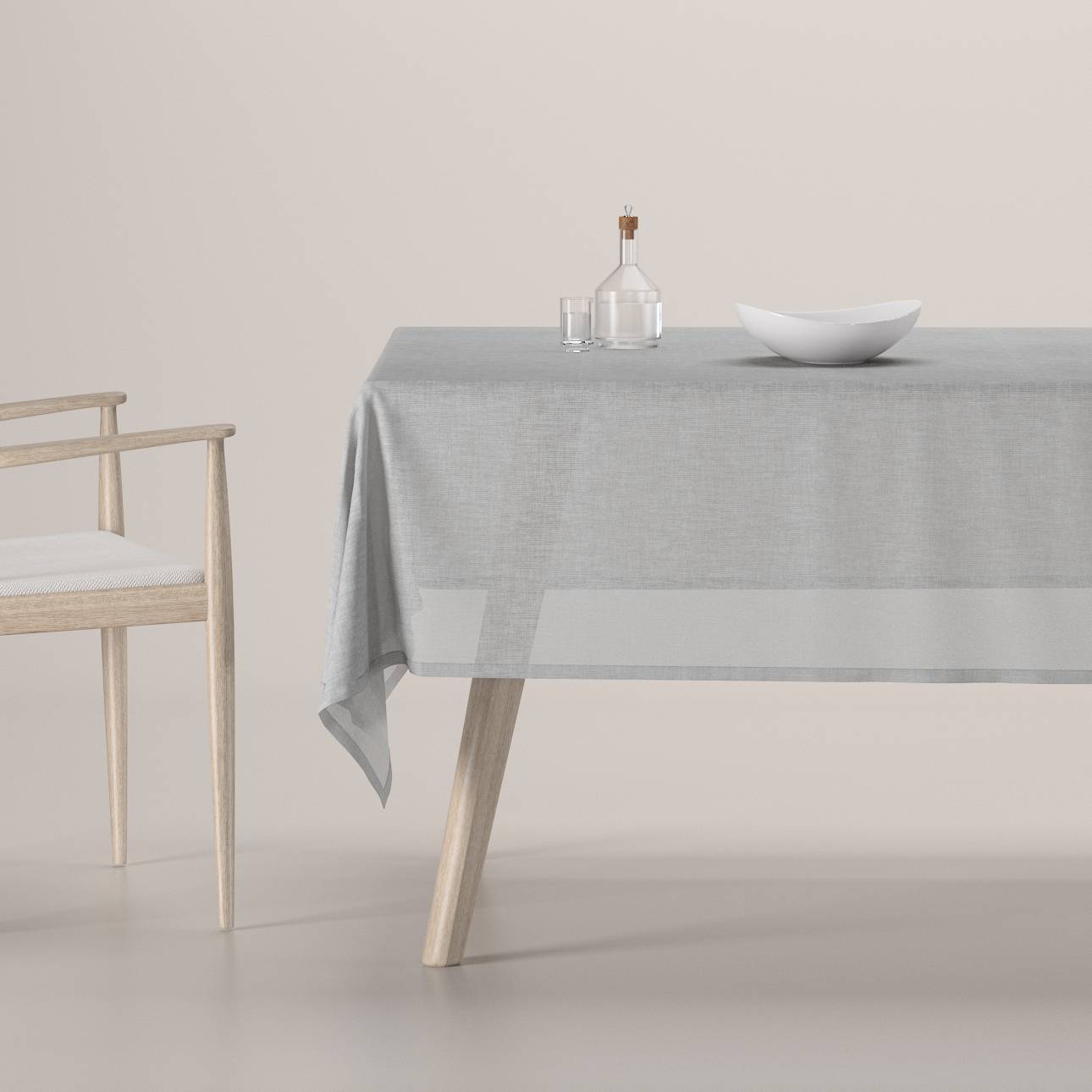 Rektangulære borddug, Lysgrå, Sensuale Premium