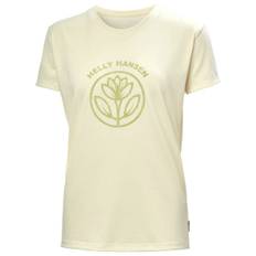 Helly Hansen - Women's Skog Recycled Graphic Tee - Funktionströja Storlek S Färg beige