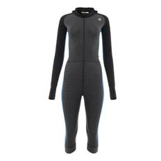 Aclima Womens WarmWool Overall 3/4 (Grå (MARENGO/JET BLACK/CORSAIR) Medium)