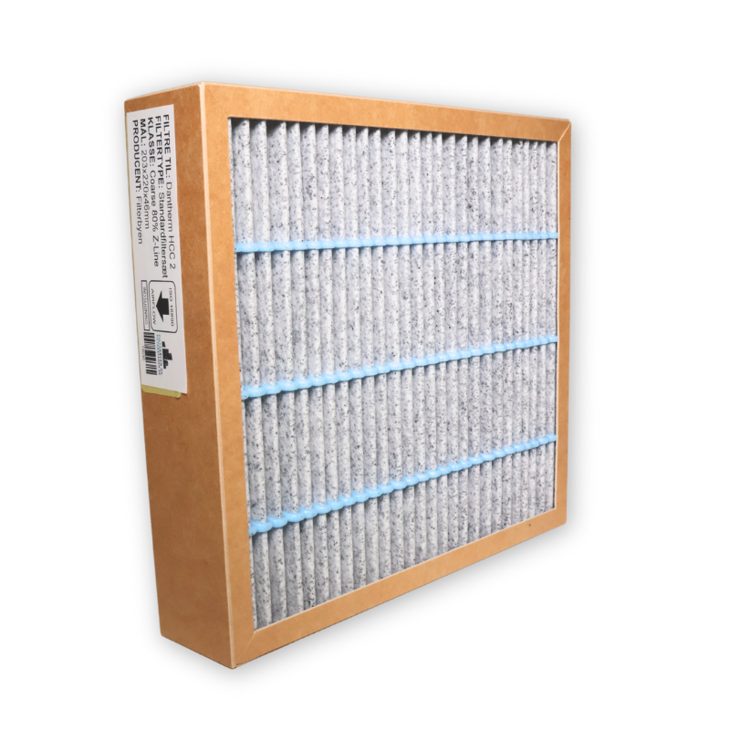 F7 Kulfilter til Dantherm HCC 2 (203x220x46mm) - kompatibelt