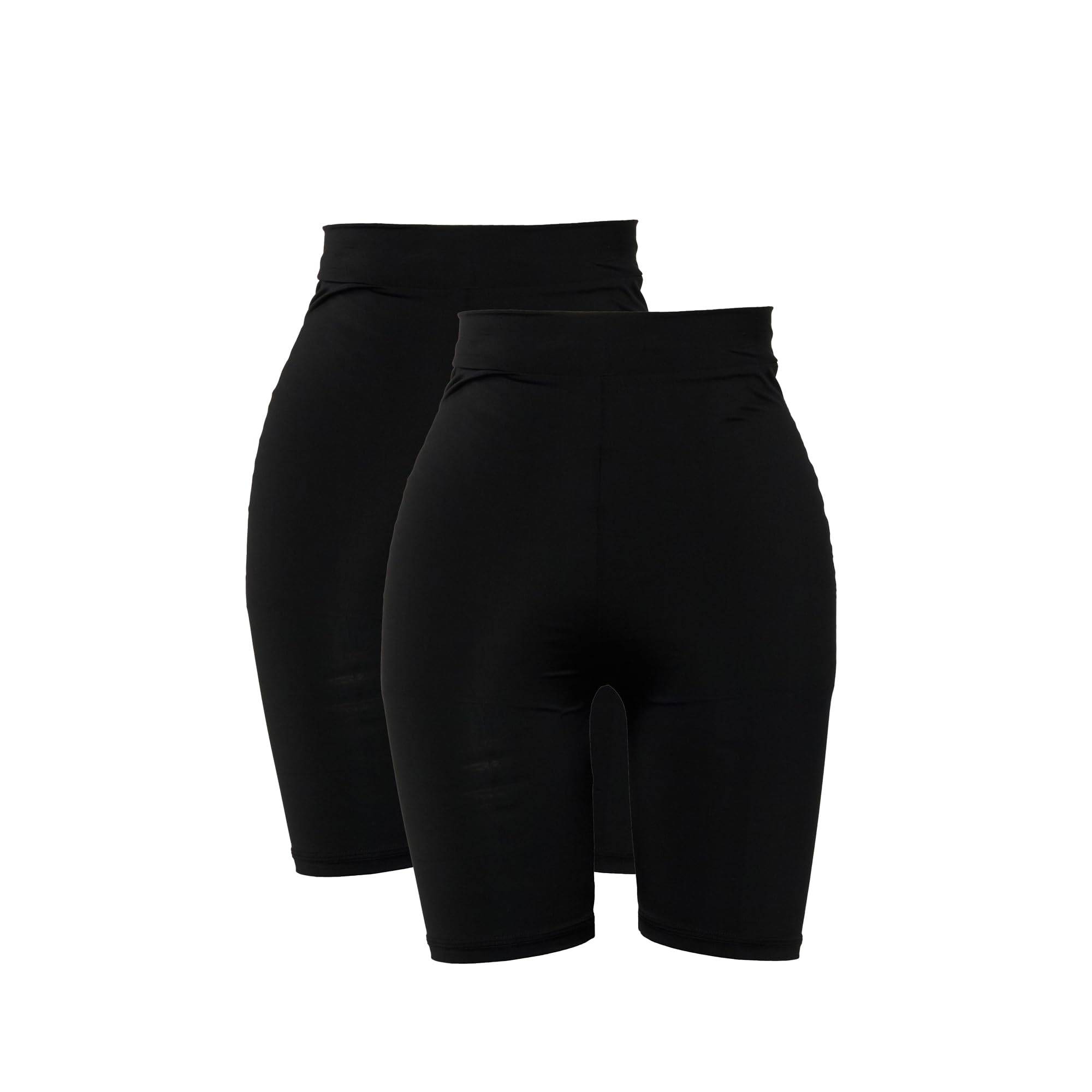 Okamoto Summer Cool to the UV UPF Comfortable 2401 Leggings, 2-Pack, 3/4 Length, Leggings, Touch, Moisture-Wicking, Quick-Drying, Protection, 50+, svart