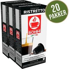 Bonini - Ristretto Hverdagspakke (200 stk) - Kapsler til Nespresso