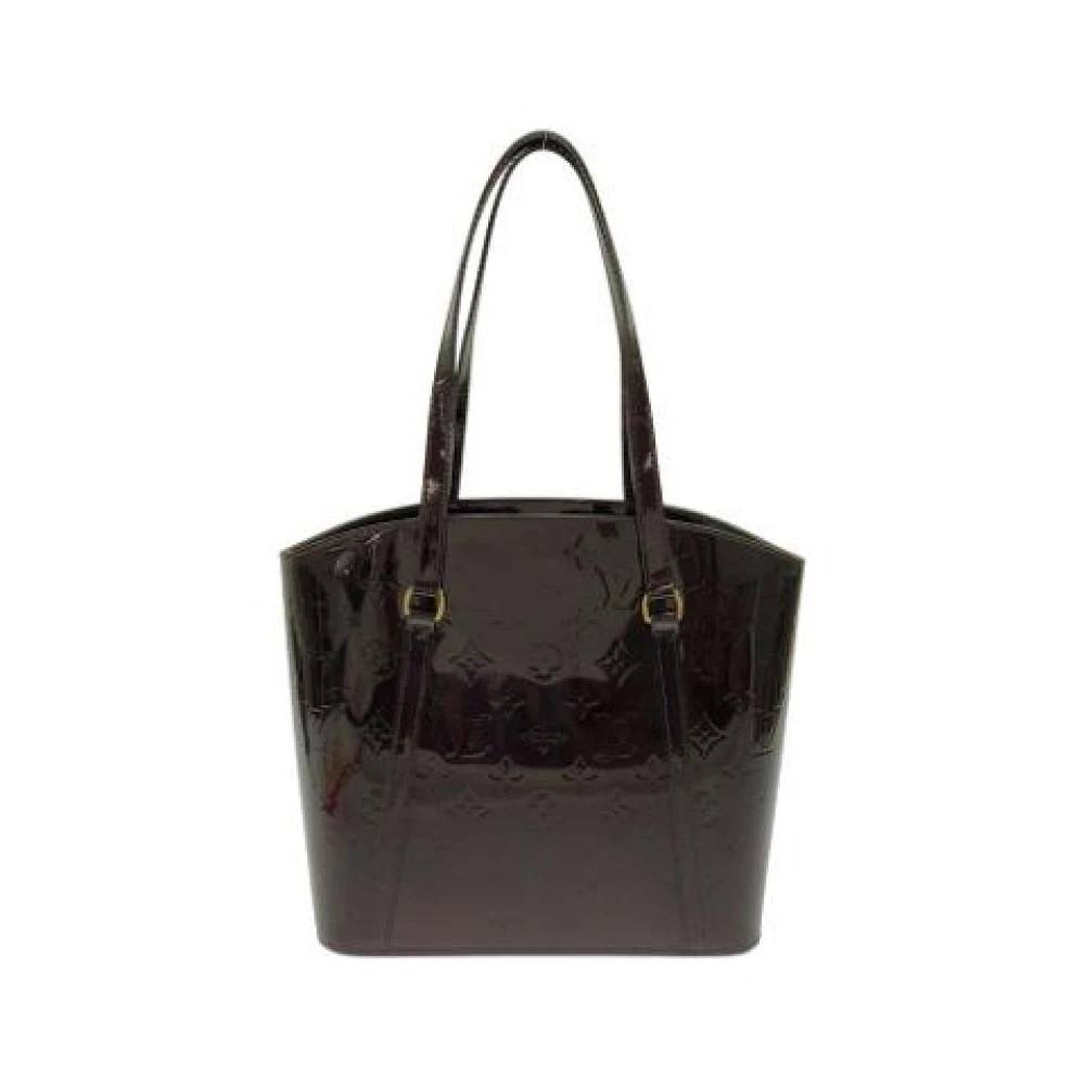 Louis Vuitton Vintage Pre-owned Vernis Skuldertaske - Vintage - Dame - Lilla - ONE SIZE - Uld